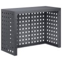 POKRYWA DO KLIMATYZATORA ANTRACYTOWY 110 X 50 X 80 CM STAL
