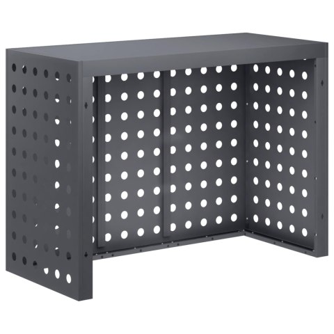 POKRYWA DO KLIMATYZATORA ANTRACYTOWY 110 X 50 X 80 CM STAL