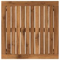 STOLIK KAWOWY NATURALNE I BIAŁE 49 X 48,5 X 36 CM