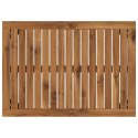 STOLIK KAWOWY NATURALNY I CZARNY 49 X 68,5 X 36 CM