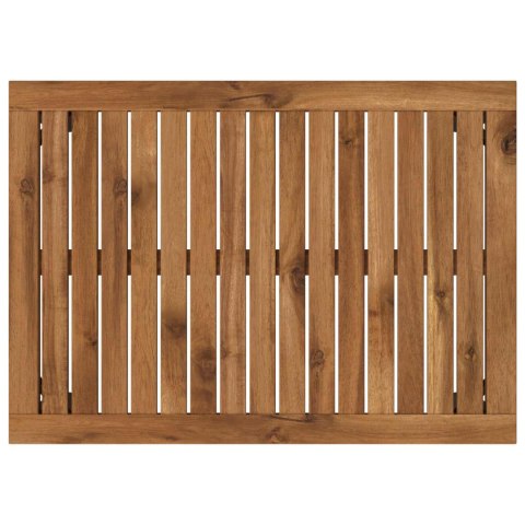 STOLIK KAWOWY NATURALNY I CZARNY 49 X 68,5 X 36 CM