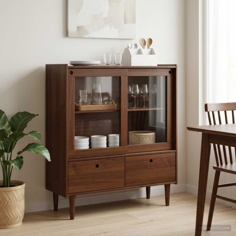 SZAFKA BILBAO CIEMNY KARMEL 104 X 40 X 120 CM