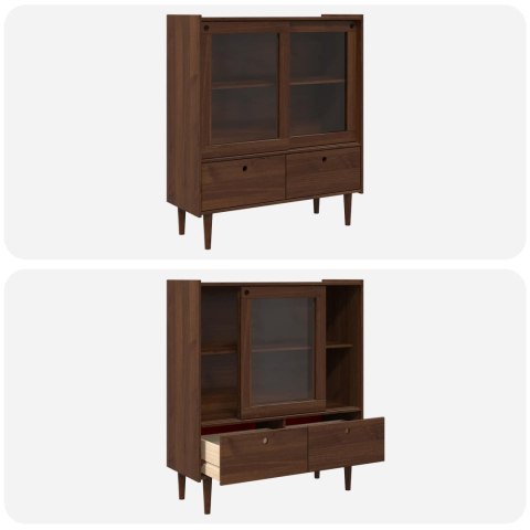 SZAFKA BILBAO CIEMNY KARMEL 104 X 40 X 120 CM