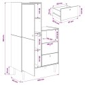 SZAFKA BILBAO KARMEL 100 X 45 X 160 CM