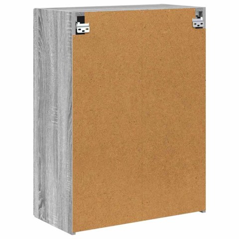 SZAFKA POD TELEWIZOR 59,5 X 31 X 80 CM SZARY SONOMA