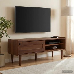 SZAFKA POD TELEWIZOR BILBAO 114 X 40 X 45 CM CIEMNY KARMEL