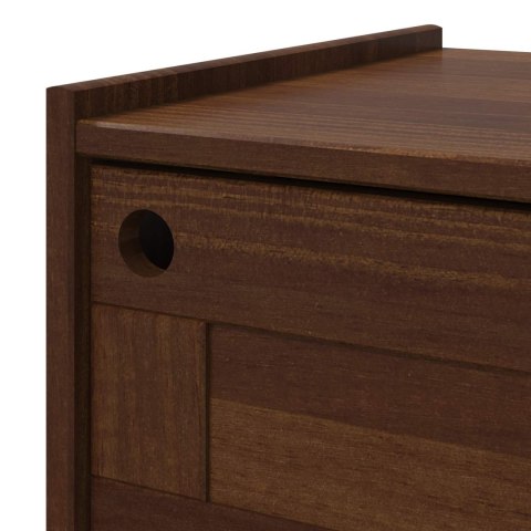 SZAFKA POD TELEWIZOR BILBAO 114 X 40 X 45 CM CIEMNY KARMEL