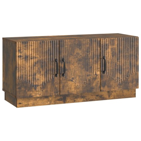 SZAFKA POD TELEWIZOR DĄB WĘDZONY 99 X 34,5 X 47 CM