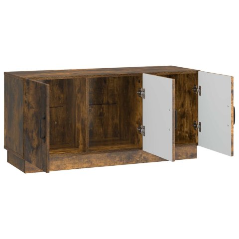 SZAFKA POD TELEWIZOR DĄB WĘDZONY 99 X 34,5 X 47 CM