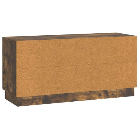 SZAFKA POD TELEWIZOR DĄB WĘDZONY 99 X 34,5 X 47 CM