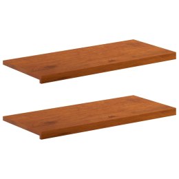 PARAPETY 2 SZT. BRĄZOWY 100 X 40 X 2 CM DĄB LITE