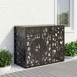 POKRYWA DO KLIMATYZATORA CZARNY 110 X 50 X 80 CM STAL