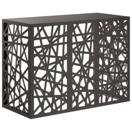 POKRYWA DO KLIMATYZATORA CZARNY 110 X 50 X 80 CM STAL