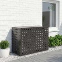 POKRYWA DO KLIMATYZATORA CZARNY 110 X 50 X 80 CM STAL