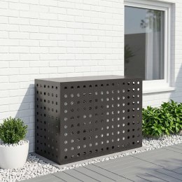 POKRYWA DO KLIMATYZATORA CZARNY 110 X 50 X 80 CM STAL