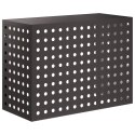 POKRYWA DO KLIMATYZATORA CZARNY 110 X 50 X 80 CM STAL