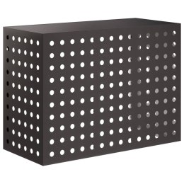 POKRYWA DO KLIMATYZATORA CZARNY 110 X 50 X 80 CM STAL