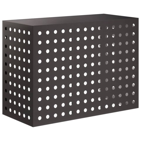 POKRYWA DO KLIMATYZATORA CZARNY 110 X 50 X 80 CM STAL