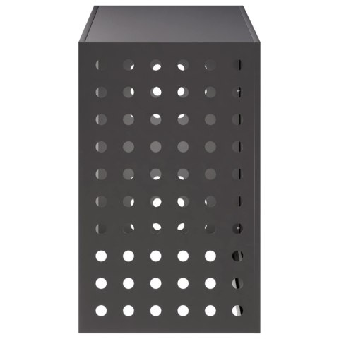 POKRYWA DO KLIMATYZATORA CZARNY 110 X 50 X 80 CM STAL