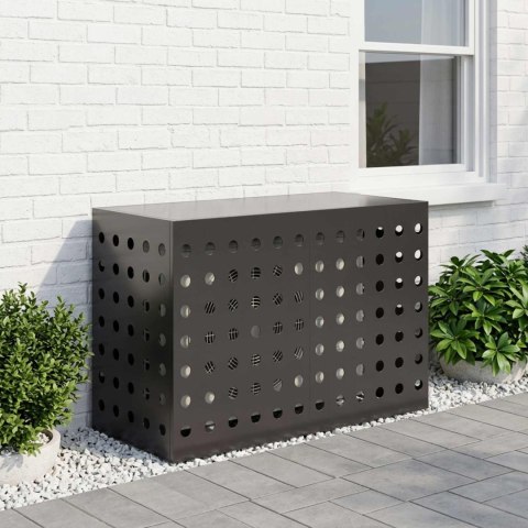 POKRYWA DO KLIMATYZATORA CZARNY 90 X 40 X 60 CM STAL