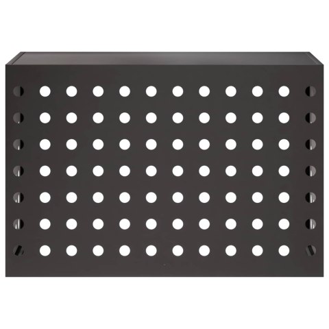 POKRYWA DO KLIMATYZATORA CZARNY 90 X 40 X 60 CM STAL