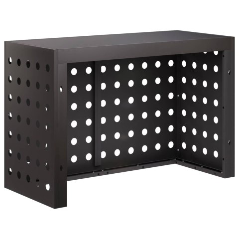 POKRYWA DO KLIMATYZATORA CZARNY 90 X 40 X 60 CM STAL