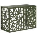 VidaXL Pokrywa do klimatyzatora Oliwkowy zielony 100 x 50 x 70 cm Stal