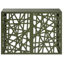 VidaXL Pokrywa do klimatyzatora Oliwkowy zielony 100 x 50 x 70 cm Stal