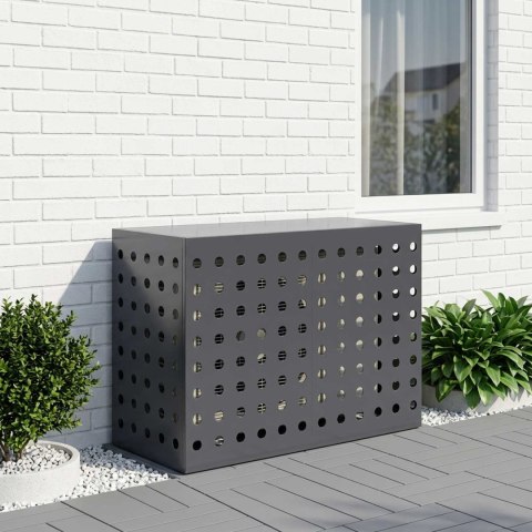 POKRYWA DO KLIMATYZATORA ANTRACYTOWY 90 X 40 X 60 CM STAL