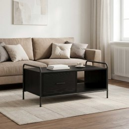 VidaXL Stolik kawowy Czarny dąb 90 x 49 x 41 cm Drewno inżynieryjne