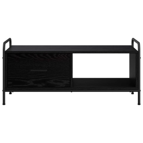 VidaXL Stolik kawowy Czarny dąb 90 x 49 x 41 cm Drewno inżynieryjne