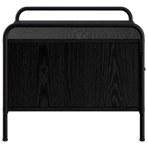 VidaXL Stolik kawowy Czarny dąb 90 x 49 x 41 cm Drewno inżynieryjne