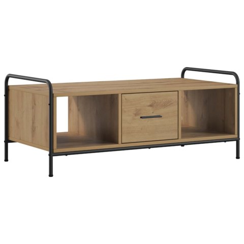 STOLIK KAWOWY DĄB ARTISAN 99,5 X 49 X 41 CM DREWNO INŻYNIERYJNE