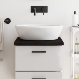 BLAT DO ŁAZIENKI CIEMNOBRĄZOWY 40X50X(2-4) CM LITE DREWNO