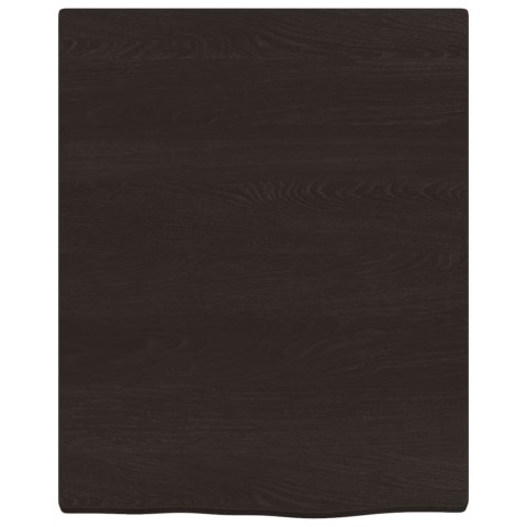 BLAT DO ŁAZIENKI CIEMNOBRĄZOWY 40X50X(2-4) CM LITE DREWNO