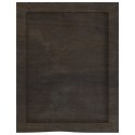 BLAT DO ŁAZIENKI CIEMNOBRĄZOWY 40X50X(2-4) CM LITE DREWNO