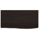 BLAT DO ŁAZIENKI, CIEMNOBRĄZOWY, 60X30X(2-4) CM, LITE DREWNO