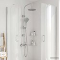 SYSTEM PRYSZNICOWY CHROMOWANY STAL NIERDZEWNA 21 X 48 X 112 CM