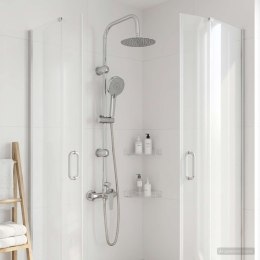 SYSTEM PRYSZNICOWY CHROMOWANY STAL NIERDZEWNA 21 X 48 X 112 CM
