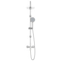 SYSTEM PRYSZNICOWY CHROMOWANY STAL NIERDZEWNA 21 X 48 X 112 CM