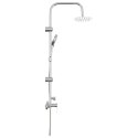 SYSTEM PRYSZNICOWY CHROMOWANY STAL NIERDZEWNA 21 X 48 X 112 CM