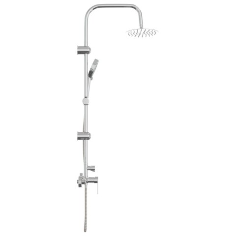 SYSTEM PRYSZNICOWY CHROMOWANY STAL NIERDZEWNA 21 X 48 X 112 CM