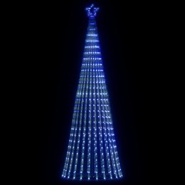 VidaXL Choinka LED 475 diod LED Niebieski 247 cm