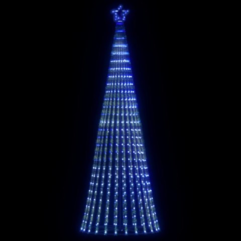 VidaXL Choinka LED 475 diod LED Niebieski 247 cm