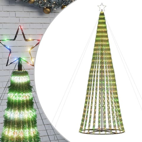 VidaXL Choinka LED 688 LED Kolorowa 300 cm