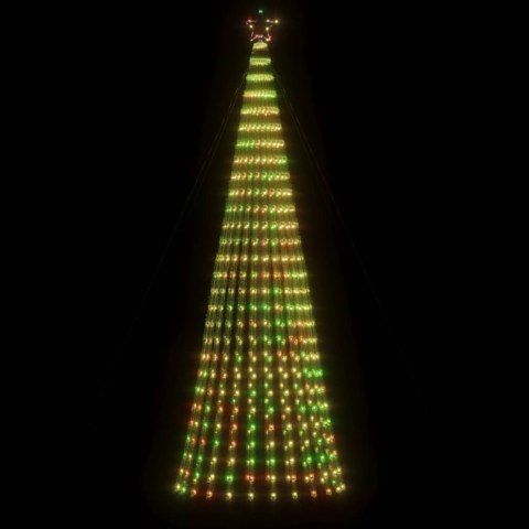 VidaXL Choinka LED 688 LED Kolorowa 300 cm