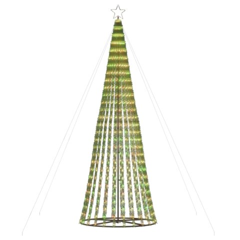 VidaXL Choinka LED 688 LED Kolorowa 300 cm