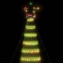 VidaXL Choinka LED 688 LED Kolorowa 300 cm