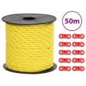 LINKA NAMIOTOWA Z NAPINACZAMI ELEMENTY ODBLASKOWE 50 M 4 MM