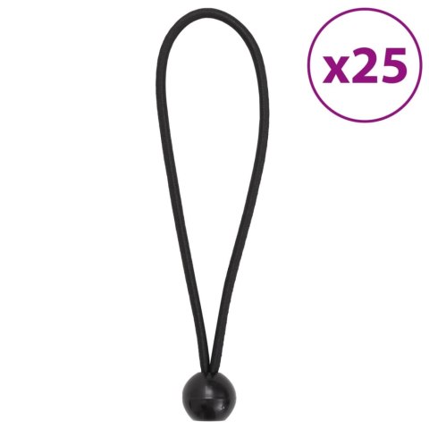 LINKI TRANSPORTOWE Z KULKĄ 25 SZT. 21 X 0,5 CM